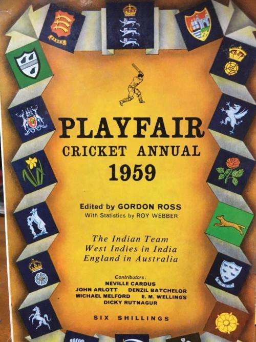 Vintage Playfair Cricket Annual 1959