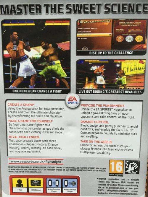 PSP - EA Sports Fight Night Round 3 - PSP Essentials