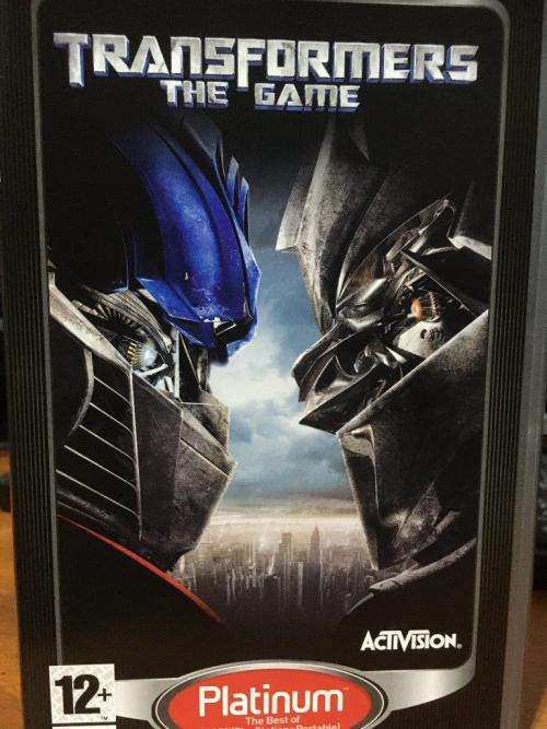 PSP - Transformers The Game - Platinum