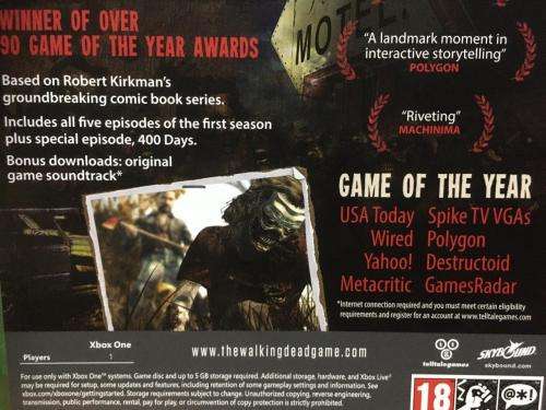 Xbox ONE - The Walking Dead The Complete First Season Plus 400 Days