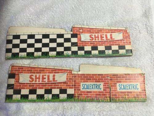 Scalextric - Vintage Carboard Shell Bridge Support 1:32 Scale