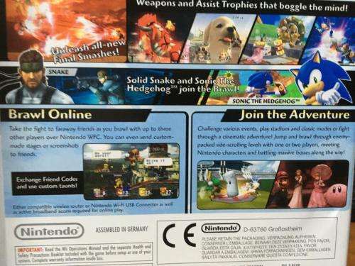 Wii - Super Smash Bros Brawl