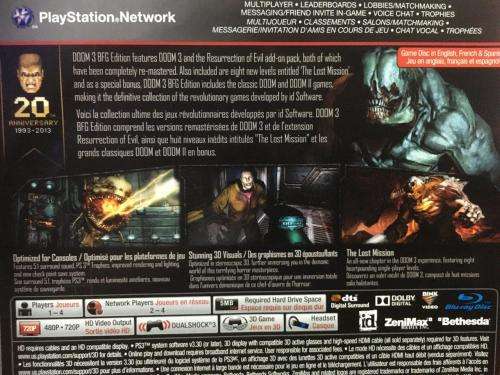 PS3 - Doom 3 BFG Edition