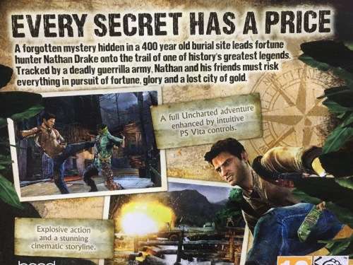 PSVITA - Uncharted Golden Abyss
