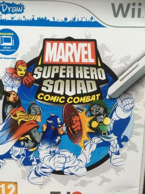Wii - Marvel Super Heor Squad Comic Combat ( Requires U Draw Tablet)