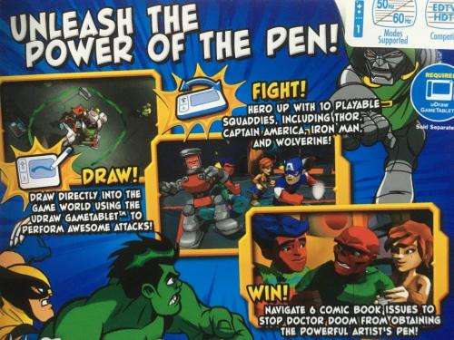 Wii - Marvel Super Heor Squad Comic Combat ( Requires U Draw Tablet)