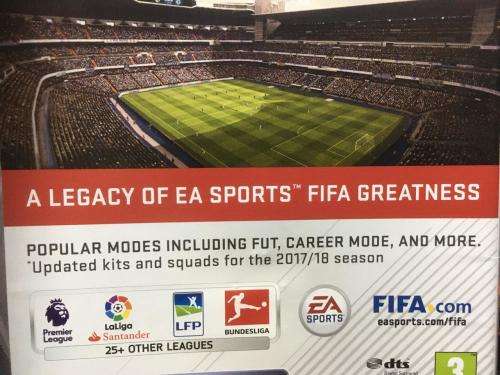PS3 - Fifa 18 Legacy Edition
