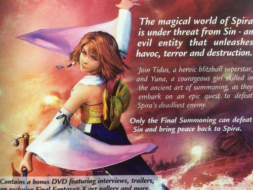 PS2 - Final Fantasy X c/w Bonus DVD Disc