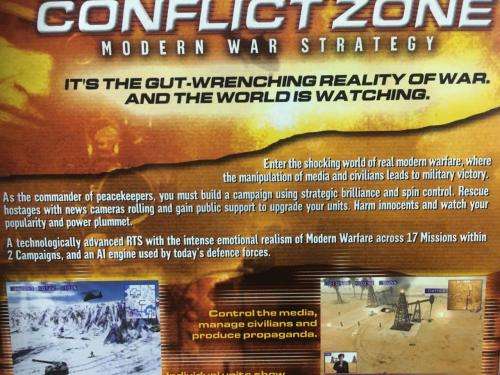 PS2 - Conflict Zone Modern War Strategy