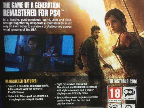 PS4 - The Last of Us Remastered