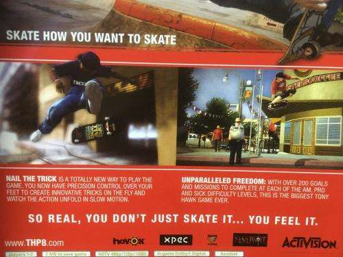 Xbox 360 - Tony Hawk`s Project 8