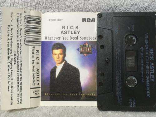 Cassette - Rick Astley - Whenever You Need Somebody
