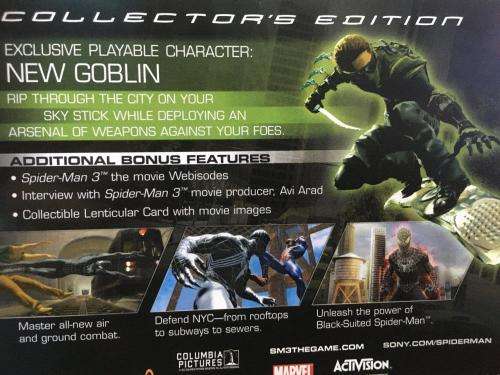 PS3 - Spider-Man 3 Collectors Edition