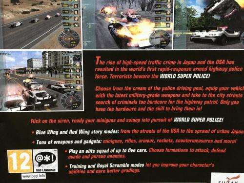 PS2 - World Super Police