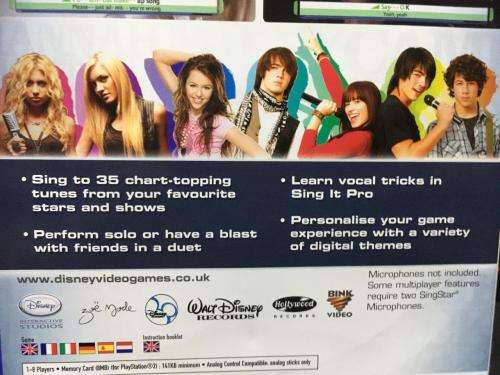 PS2 - Disney Sing It