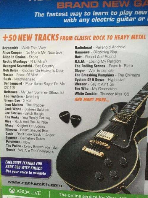 Xbox 360 - Rocksmith 2014 Edition