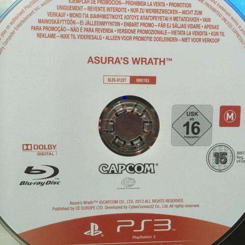 PS3 - Asura`s Wrath (Not For Resale Jewel Case release)