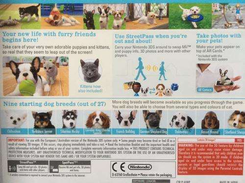 Nintendo 3DS - Nintendogs and Cats - French Bulldog and New Friends
