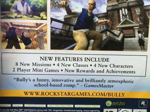 Xbox 360 - Bully Scholarship Edition