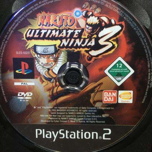 PS2 - Naruto Ultimate Ninja 3 (Disc Only)