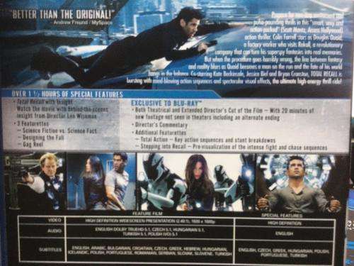 Blu-ray - Total Recall (2 Disc Edition)