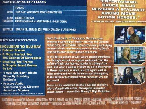 Blu-ray - Surrogates