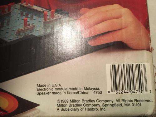 Vintage Electronic Talking Battleship Milton Bradley Hasbro 1989 Made in USA  - See Deescription