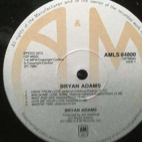 LP - Bryan Adams Bryan Adams