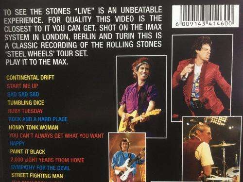 DVD - Rolling Stones Live At The MAX