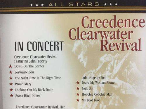 DVD - Creedence Clearwater Revival Down on The Corner