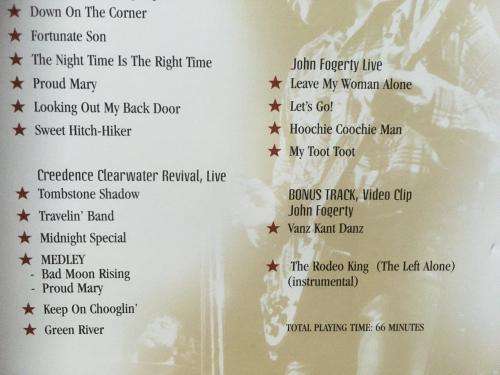 DVD - Creedence Clearwater Revival Down on The Corner