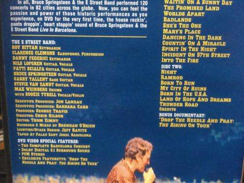 DVD - Bruce Springsteen & the Live Street Band Live In Barcelona
