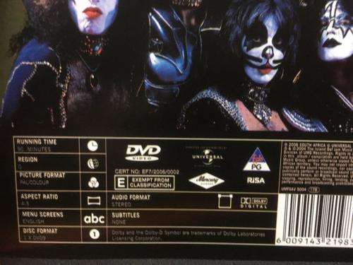DVD - KISS - Gold (DVD +2cd)