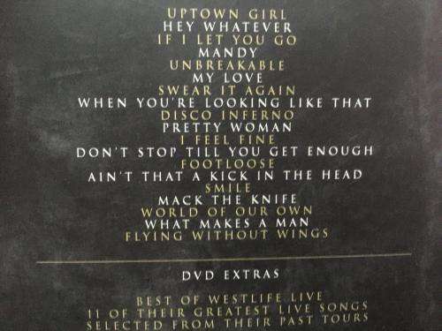 DVD - Westlife The Number Ones Tour