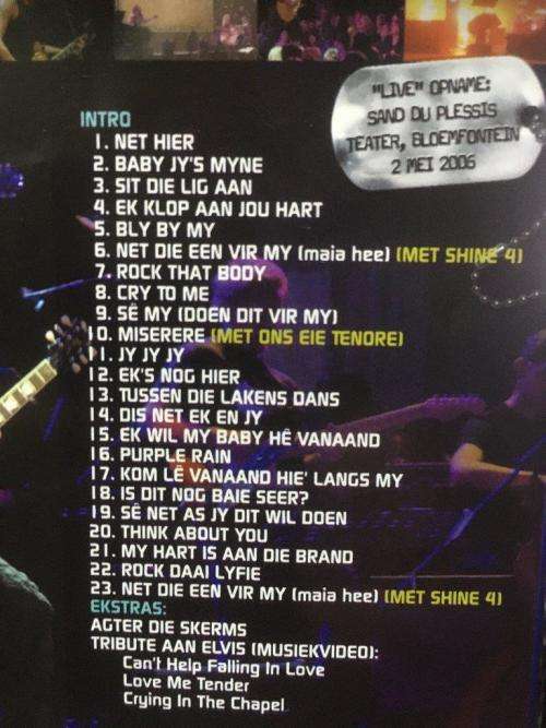 DVD - Nicholis Louw Rock Daai Lyfie `Live`