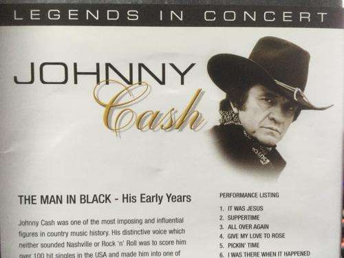 DVD - Johnny Cash The Man in Black