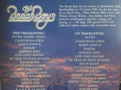 DVD - The Beach Boys Live at Knebworth (DVD + CD)