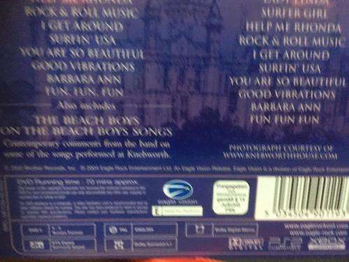 DVD - The Beach Boys Live at Knebworth (DVD + CD)