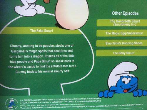 DVD - The Smurfs - The Fake Smurf