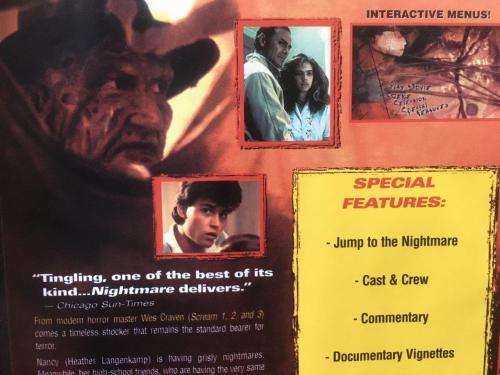 DVD - A Nightmare on Elm Street 1