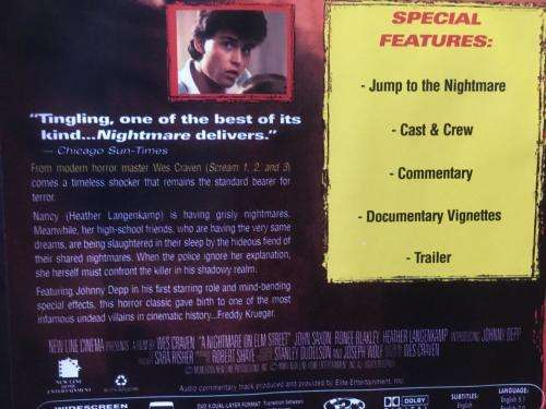 DVD - A Nightmare on Elm Street 1