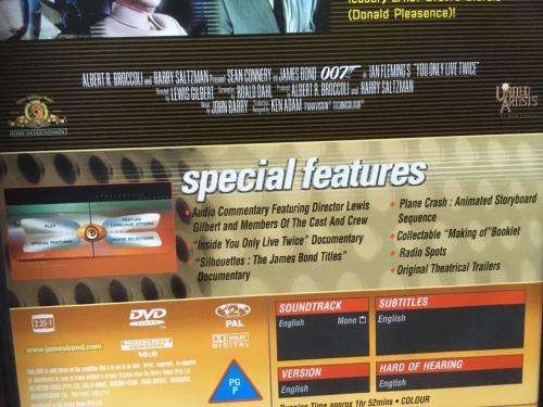 DVD - You Only Live Twice