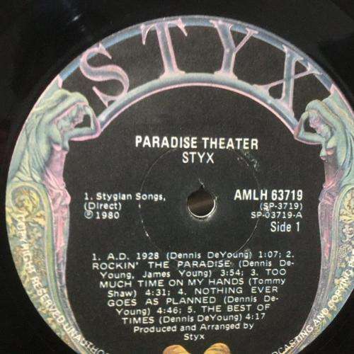 LP - Styx Paradise Theatre