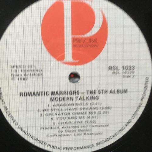 LP - Modern Talking - Romantic Warriors The 5th Album