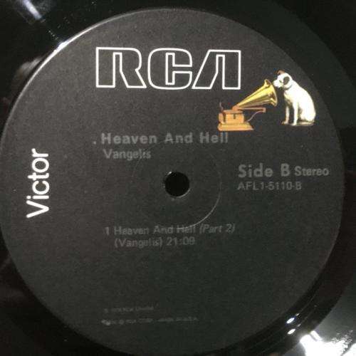 LP - Vangelis Heaven And Hell