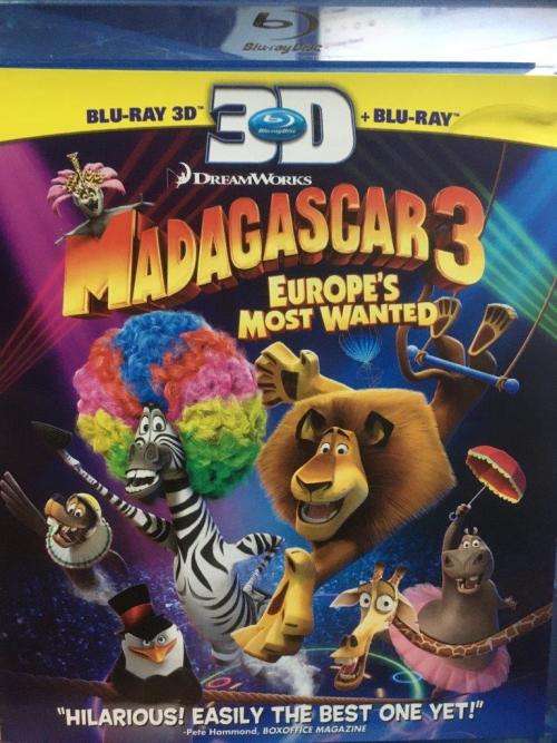 Blu-ray3D - Madagascar 3 Europe`s Most Wanted (3D + 2D)