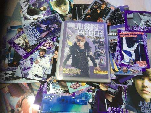 Panini Justin Bieber Photo World Album Plus Post Cards 2010 (Near Complete Missing 16 Post Cards)
