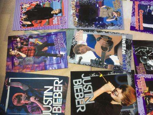 Panini Justin Bieber Photo World Post Cards 2010 x25 Cards