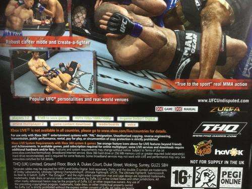 Xbox 360 - UFC 2009 Undisputed