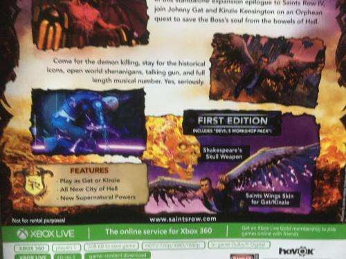 Xbox 360 - Saints Row Gat Out Of Hell